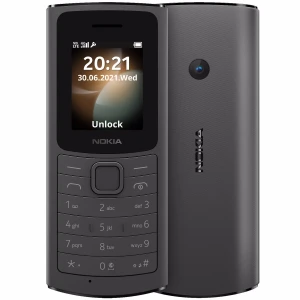 Telefon mobil Nokia 110 4G, Dual SIM, Black