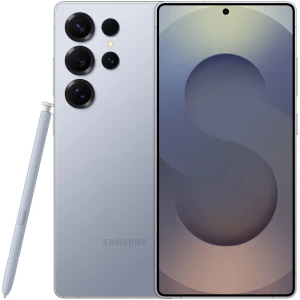 Telefon mobil Samsung Galaxy S25 Ultra, Dual SIM, 12GB RAM, 256GB, 5G, Titanium SilverBlue