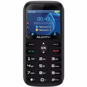 Telefon mobil Allview D2 SENIOR MT 6261D, Negru